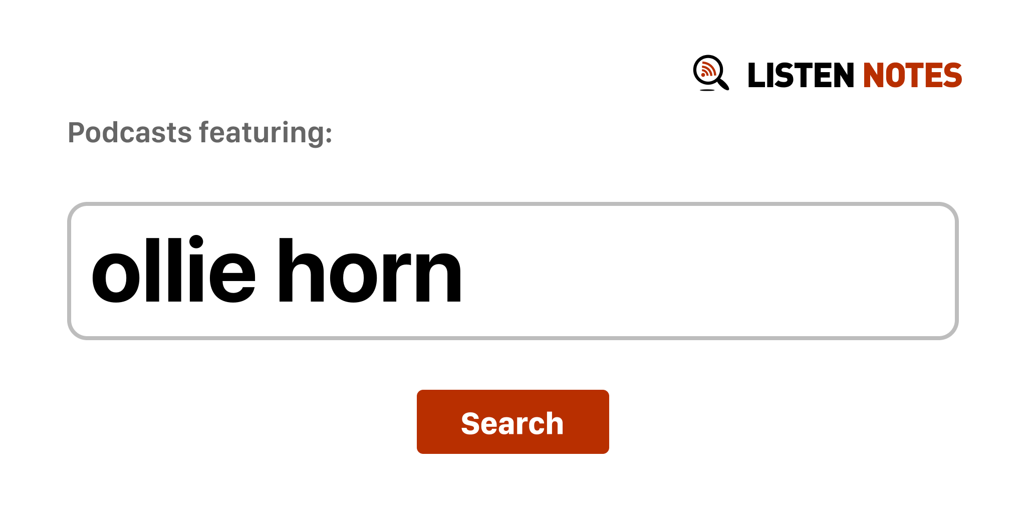 Ollie Horn Top podcast episodes